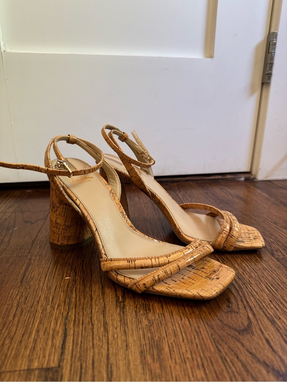 SAM EDELMAN - Kia coated cork sandals